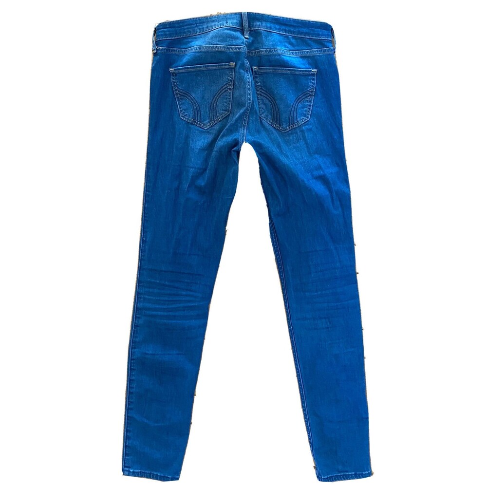 Hollister Low Rise Bootcut Jeans Womens 5 Medium Wash Stretch Denim Y2K 28x30